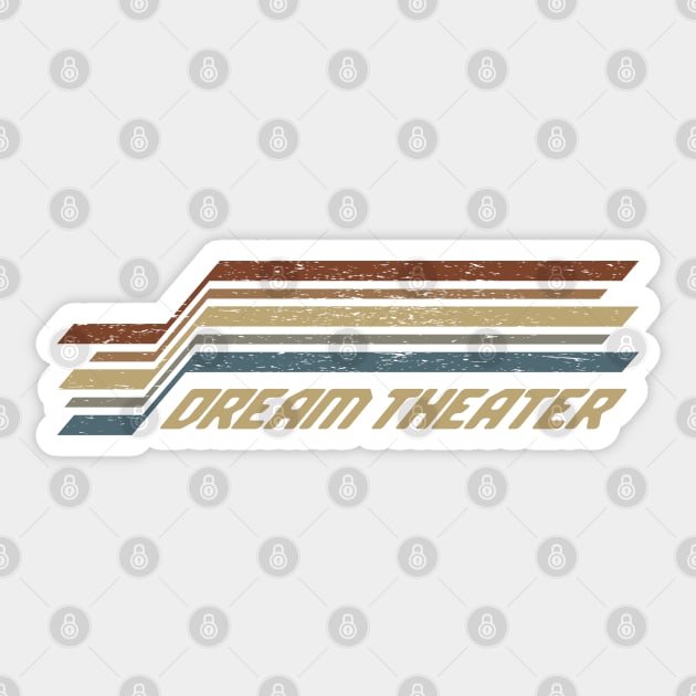 Dream Theater Stripes Sticker by orovein